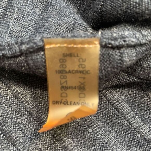 Calvin Klein Women's Gray Scoop Neck Short Sleeve Striped Midi Sweater Dress - Picture 8 of 9